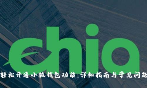 如何轻松开通小狐钱包功能：详细指南与常见问题解答