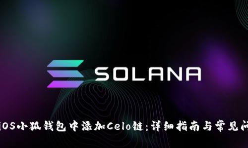 如何在iOS小狐钱包中添加Celo链：详细指南与常见问题解答